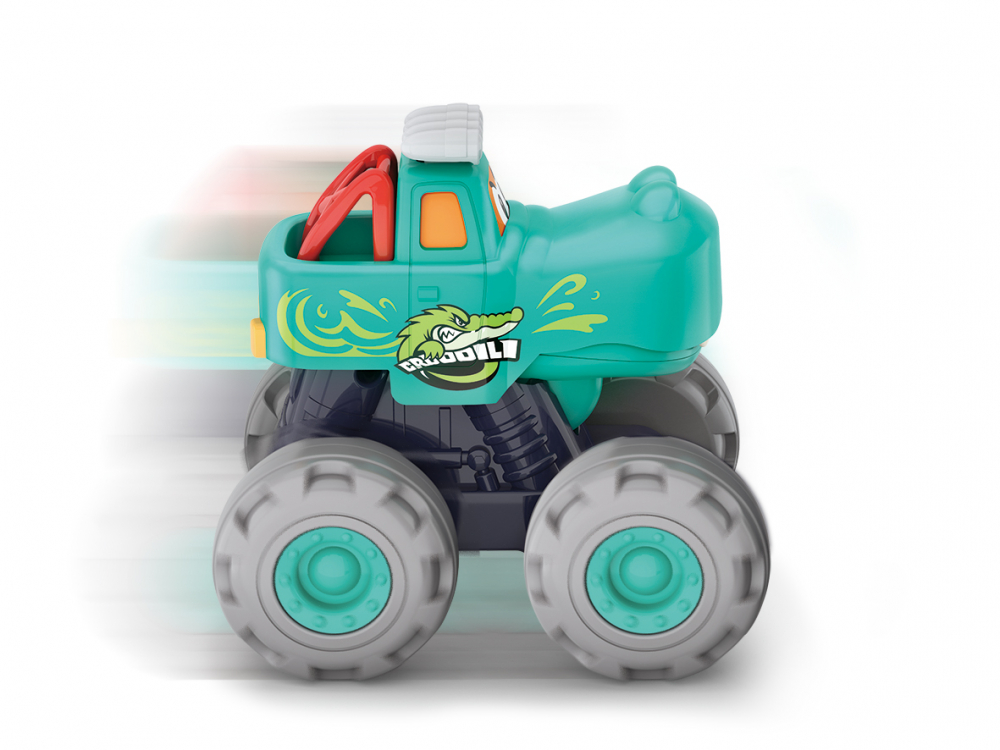 Masinuta Bebe Monster Truck Crocodilul [8]