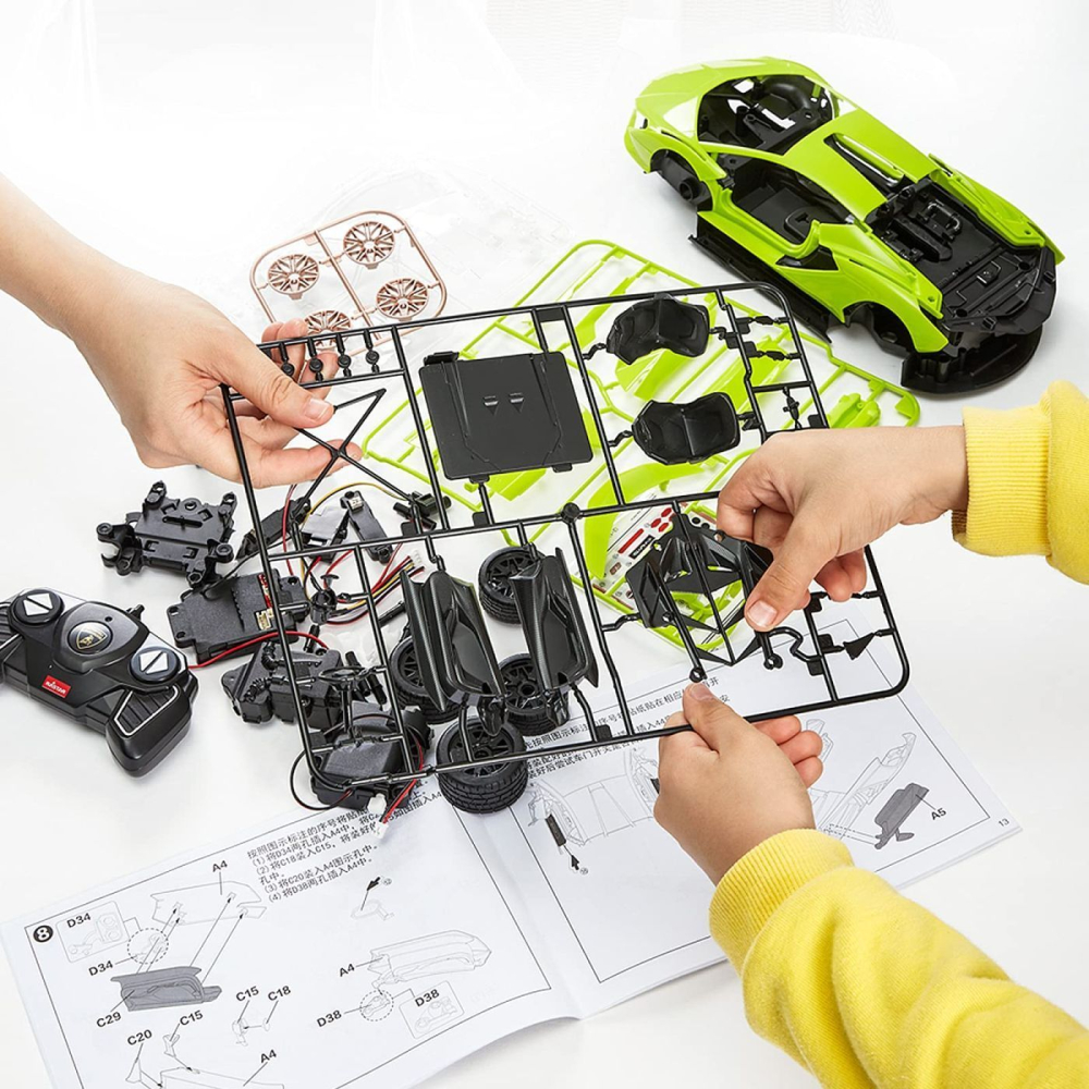 Masinuta Construibila Cu Telecomanda Lamborghini Sian Fkp 37 Scara 1 La 18 [8]