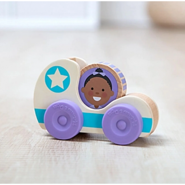 Melissa & Doug-Masinuta din lemn Blue Star colectia GO TOTs [2]