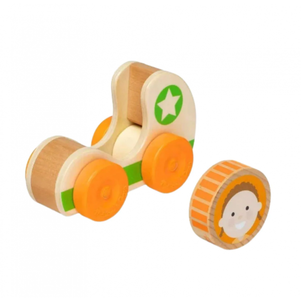 Melissa & Doug-Masinuta din lemn Green Star colectia GO TOTs [2]