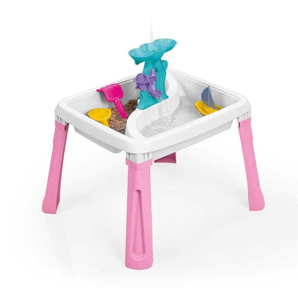 DOLU-Masuta de activitati 3 in 1 pentru copii - Alb& roz [1]
