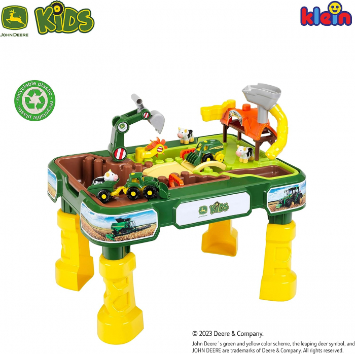Klein Masuta de joaca cu apa si nisip 2 in 1 - FermaÂ John Deere [9]