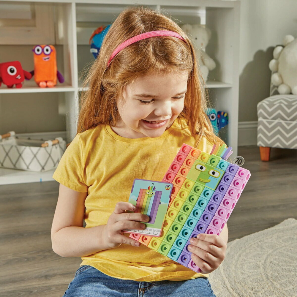 Hand2Mind-MathLinkÂ®Cubes Numberblocks Set activitati - Eroii cu Zero [7]