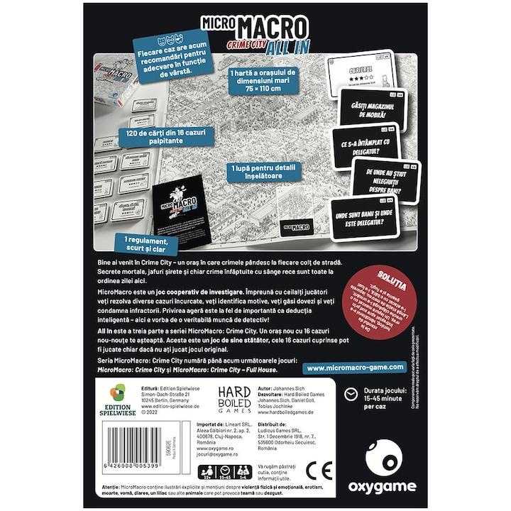 MicroMacro: Crime City - All In, limba romana [2]