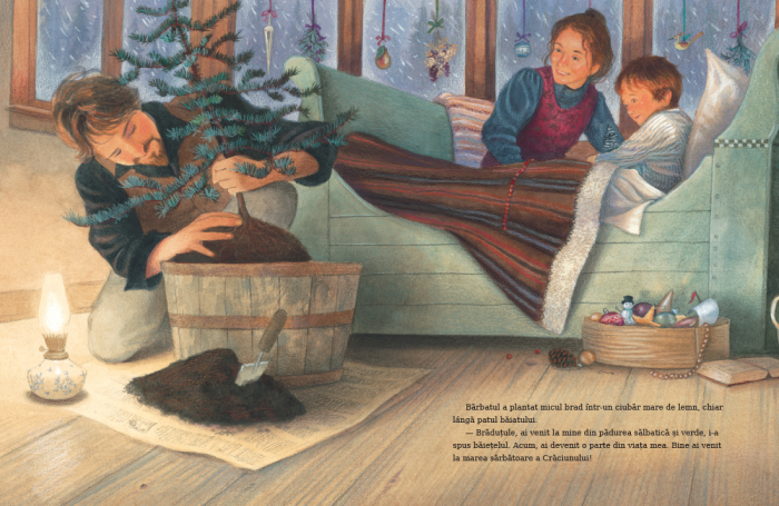 Editura Cartea Copiilor Micul brad de Margaret Wise Brown ilustratii de Jim LaMarche [7]