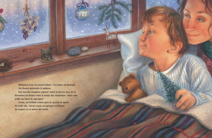 Editura Cartea Copiilor Micul brad de Margaret Wise Brown ilustratii de Jim LaMarche [6]