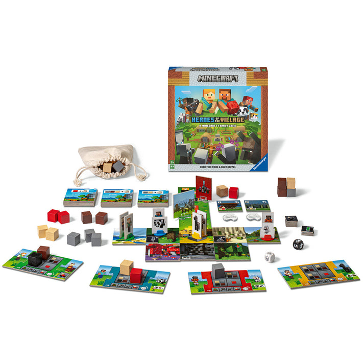 Minecraft Heroes of the Village, joc de societate pentru copii de la 7 ani, multilingv incl. RO [1]