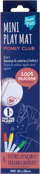 SUPERPETIT-MINI Plansa de colorat din silicon - PONEI [2]