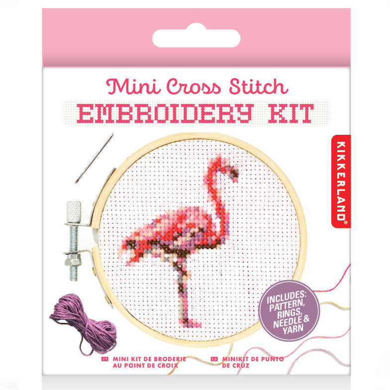 Mini Set de Broderie in Cruciulita – Flamingo [5]