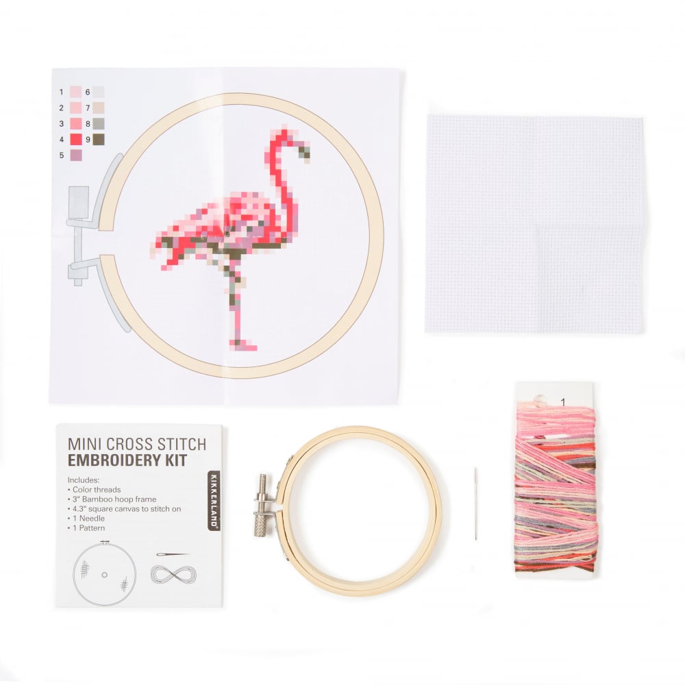 Mini Set de Broderie in Cruciulita – Flamingo [3]