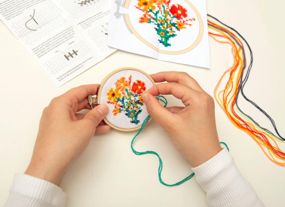 Mini-Set-de-Broderie-in-Cruciulita-–-Flori-Kikkerland [2]