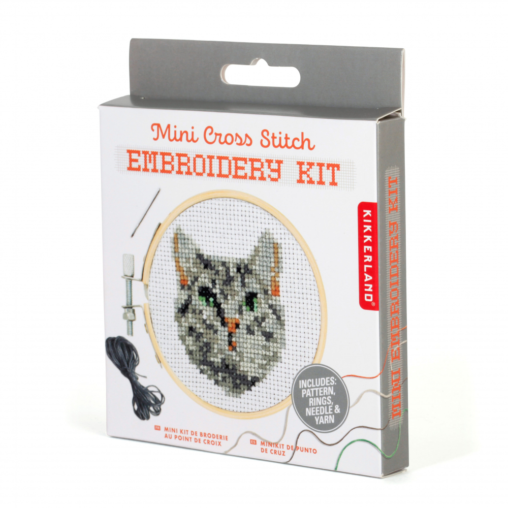 Mini Set de Broderie in Cruciulita – Pisica [4]