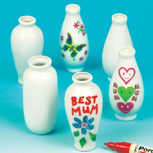 Baker Ross-Minivaze din portelan de decorat - Baker Ross [3]