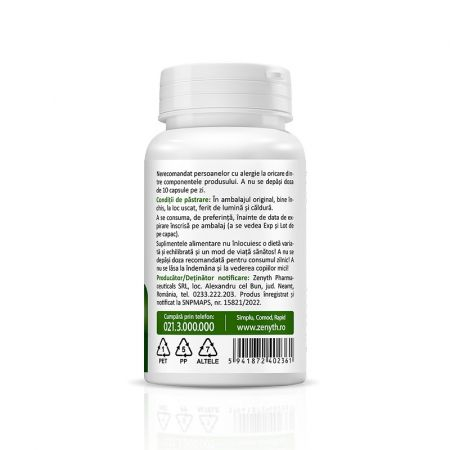Monolaurin, 500 mg, 30 capsule, Zenyth [2]
