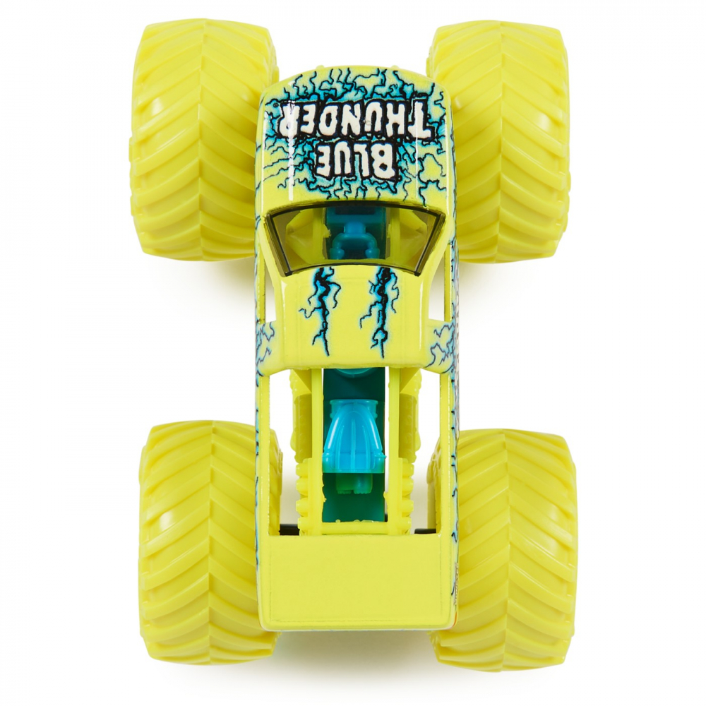 Monster Jam Masinuta Metalica Blue Thunder Scara 1 La 64 [7]