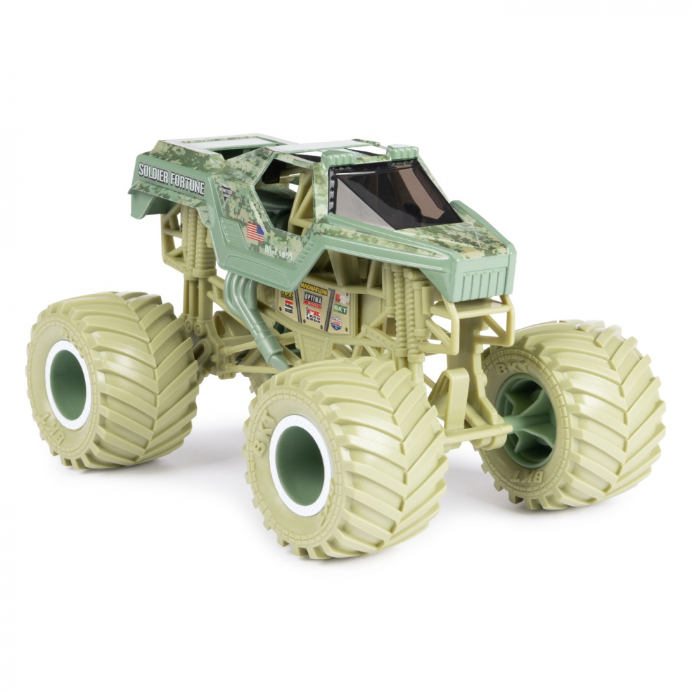 Monster Jam Masinuta Metalica Soldier Fortune Scara 1:24 [3]