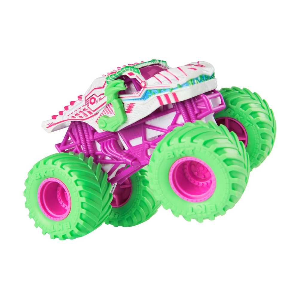 Monster Jam Nitro Neon Masinuta Metalica Thunderroarus Scara 1 La 64 [5]
