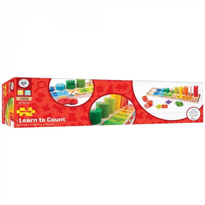 BigJigs Toys Numaratoare cu discuri colorate [10]