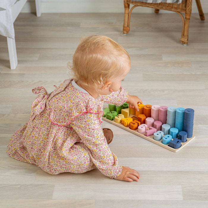 BIGJIGS Toys-Numaratoare cu discuri si forme geometrice [3]
