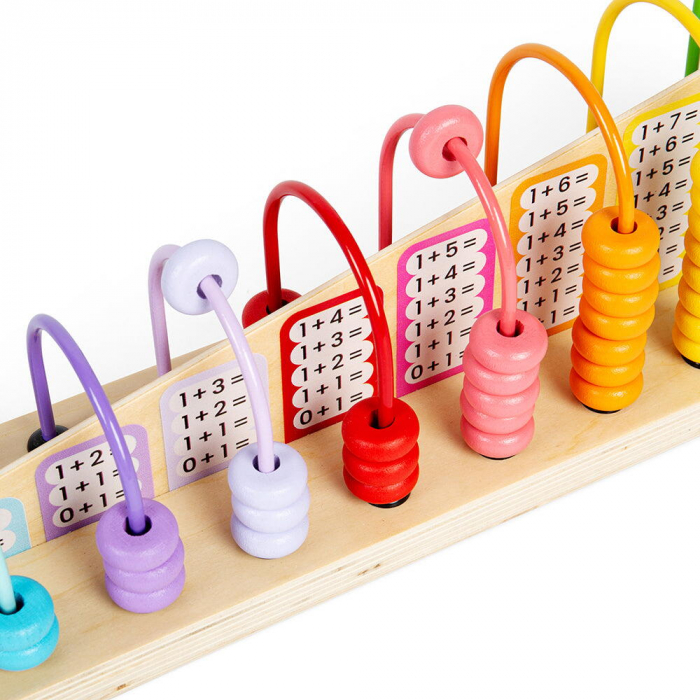 BIGJIGS Toys-Numaratoare din lemn - Adunari si scaderi [10]