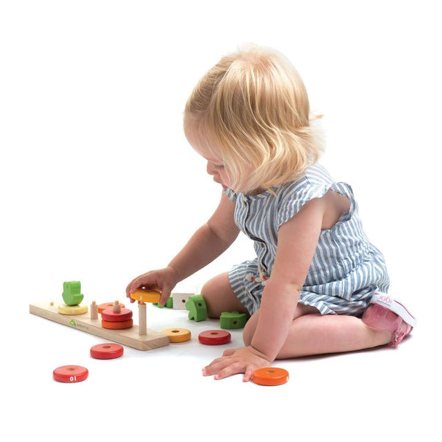 Tender Leaf Toys-Numaratoarea morcovilor, din lemn premium - Counting Carrots - 16 piese - Tender Leaf Toys [2]