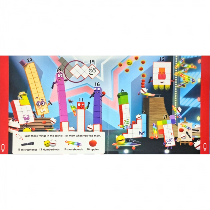 Learning Resources Numberblocks - Carticica Scriu si sterg Numberblocks 11-20 [4]