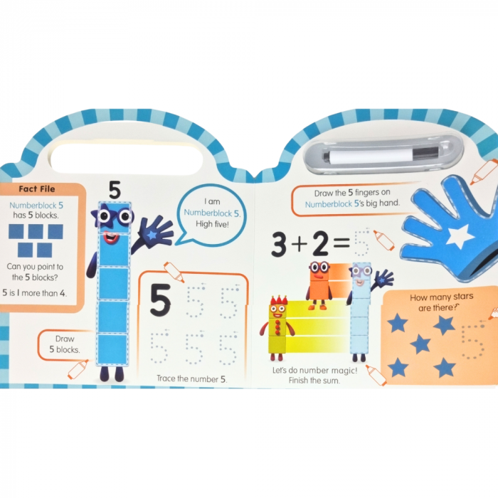 Learning Resources Numberblocks - Carticica Scriu si sterg Numberblocks 123 [10]