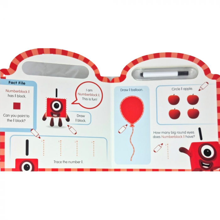 Learning Resources Numberblocks - Carticica Scriu si sterg Numberblocks 123 [9]
