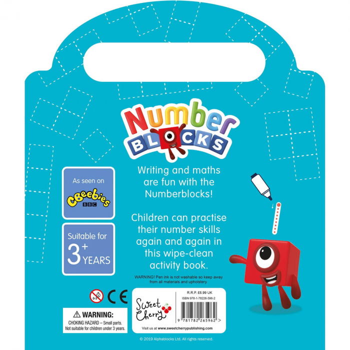 Learning Resources Numberblocks - Carticica Scriu si sterg Numberblocks 123 [7]