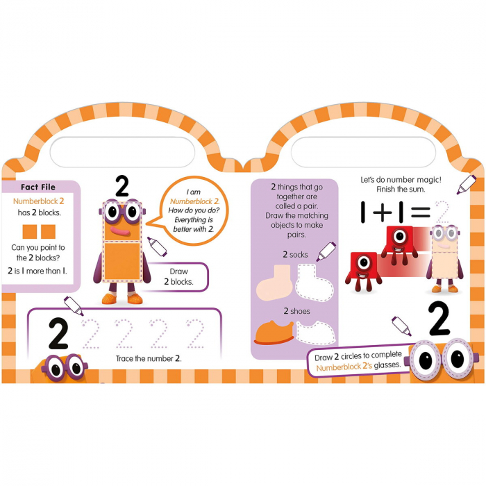 Learning Resources Numberblocks - Carticica Scriu si sterg Numberblocks 123 [8]