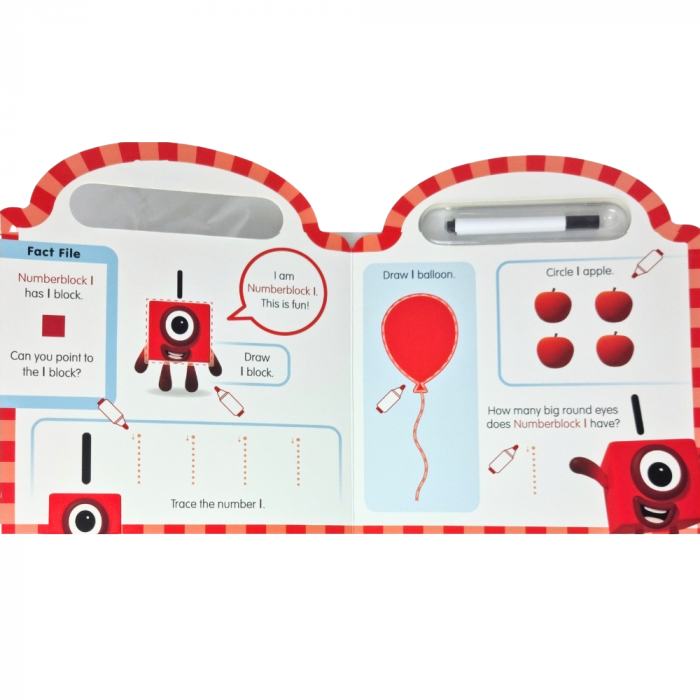 Learning Resources Numberblocks - Carticica Scriu si sterg Numberblocks 123 [4]