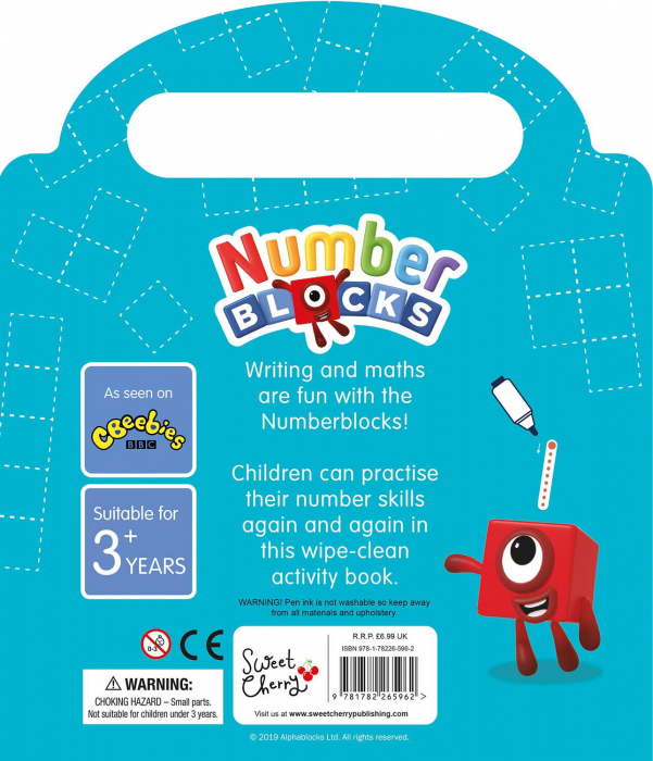 Learning Resources Numberblocks - Carticica Scriu si sterg Numberblocks 123 [2]