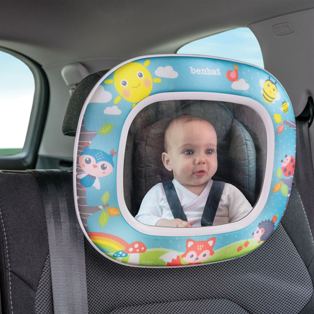 Oglinda muzicala auto pentru supraveghere copil Benbat Forest Fun [3]