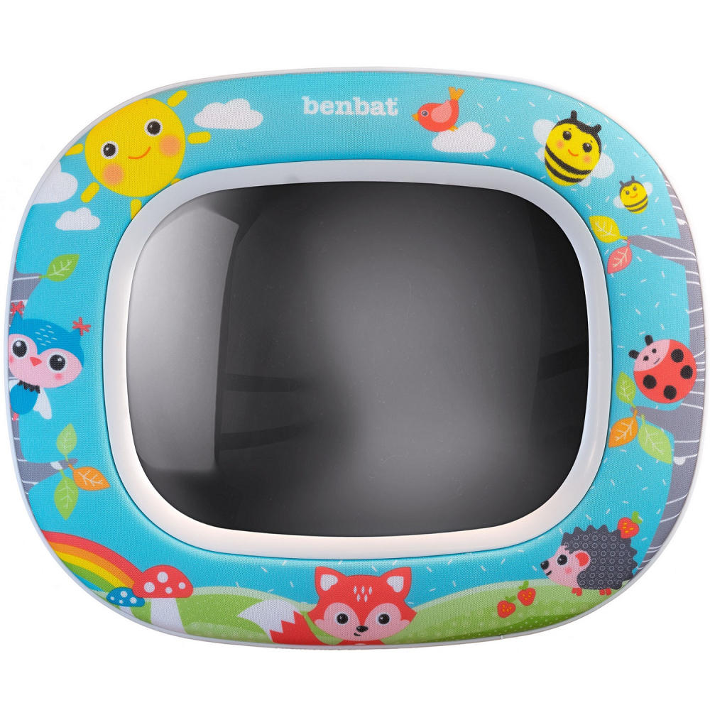 Oglinda muzicala auto pentru supraveghere copil Benbat Forest Fun [1]