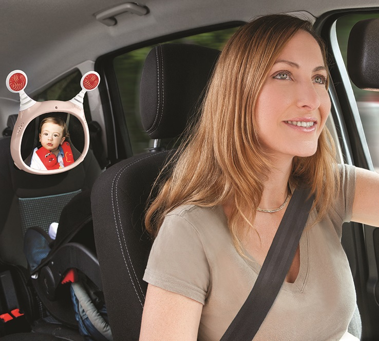 Benbat-Oglinda muzicala auto pentru supraveghere copil Benbat Oly Beige [7]