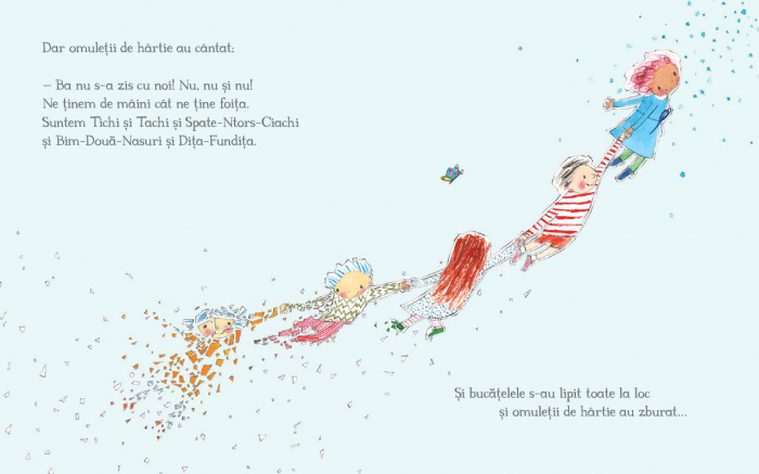Editura Cartea Copiilor Omuletii de hartie - de Julia Donaldson ilustratii de Rebecca Cobb [10]