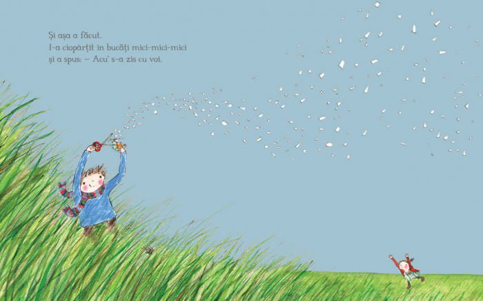 Editura Cartea Copiilor Omuletii de hartie - de Julia Donaldson ilustratii de Rebecca Cobb [9]