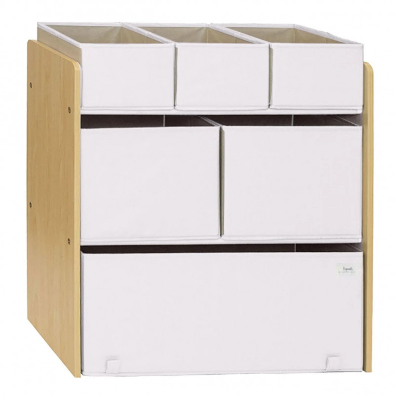 3 Sprouts-Organizator din material reciclat pentru jucarii, Cream, 3 Sprouts [2]