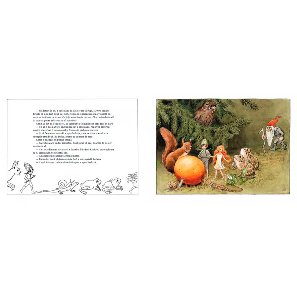 Portocala Albastra-Oul soarelui ├ö├ç├┤ Elsa Beskow [5]