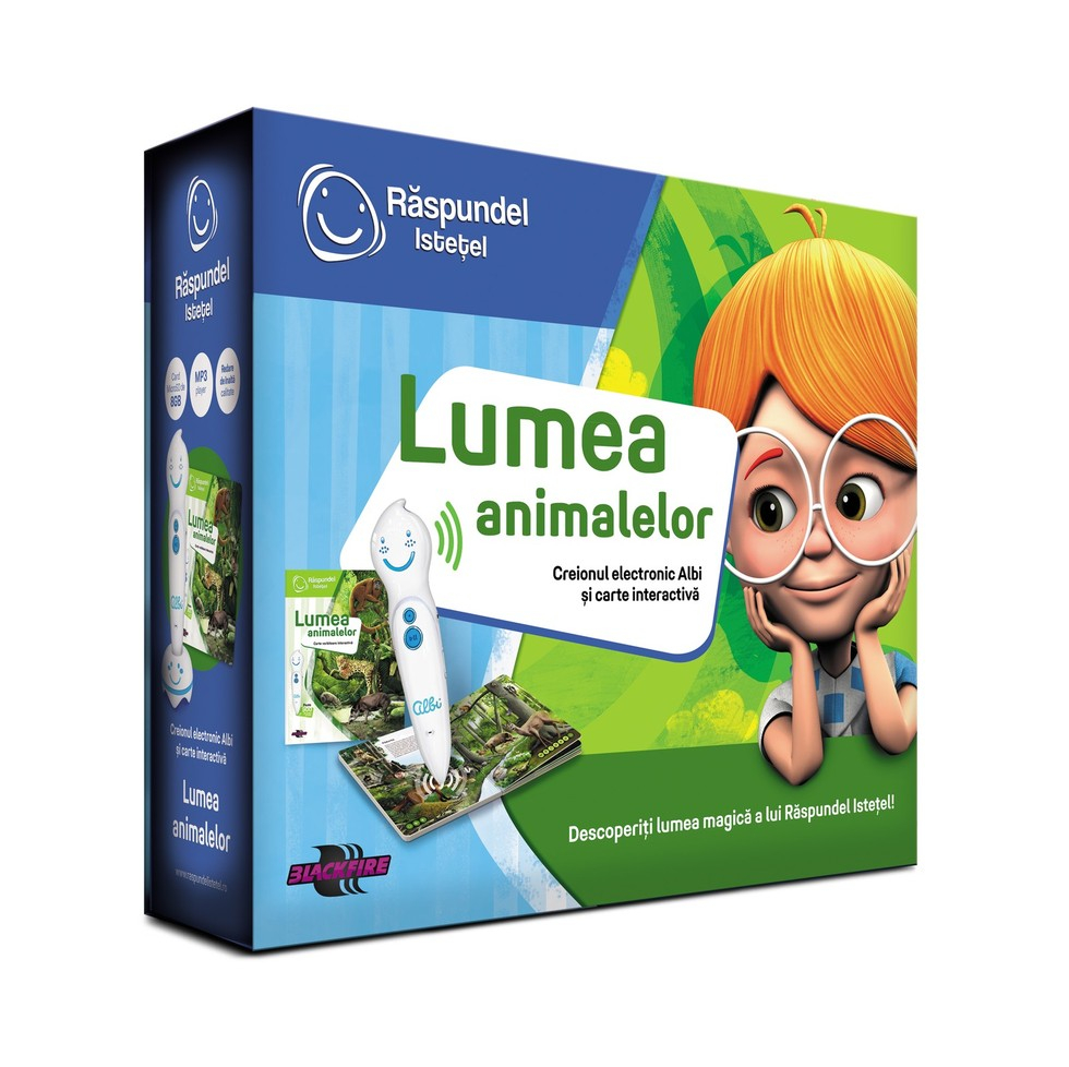 Pachet Raspundel Istetel, creion si carte Lumea animalelor [1]