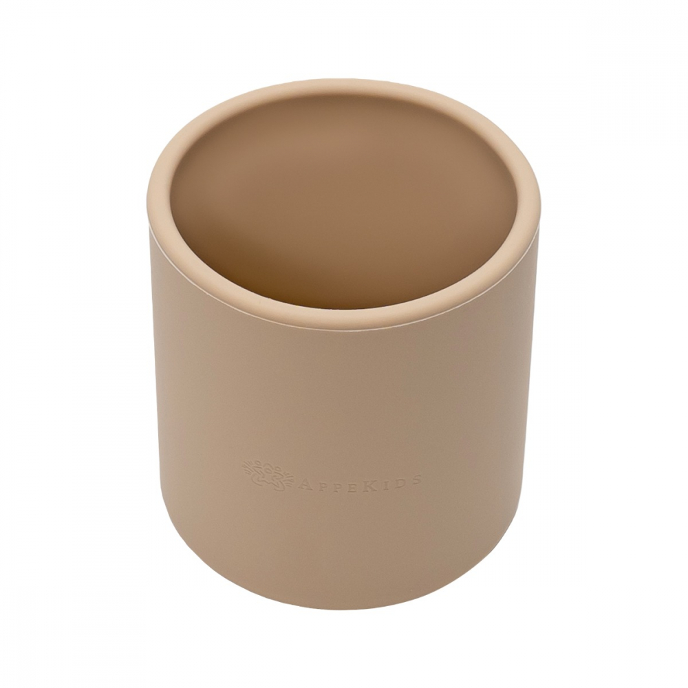 Pahar din silicon, AppeKids - Bubble Beige [3]