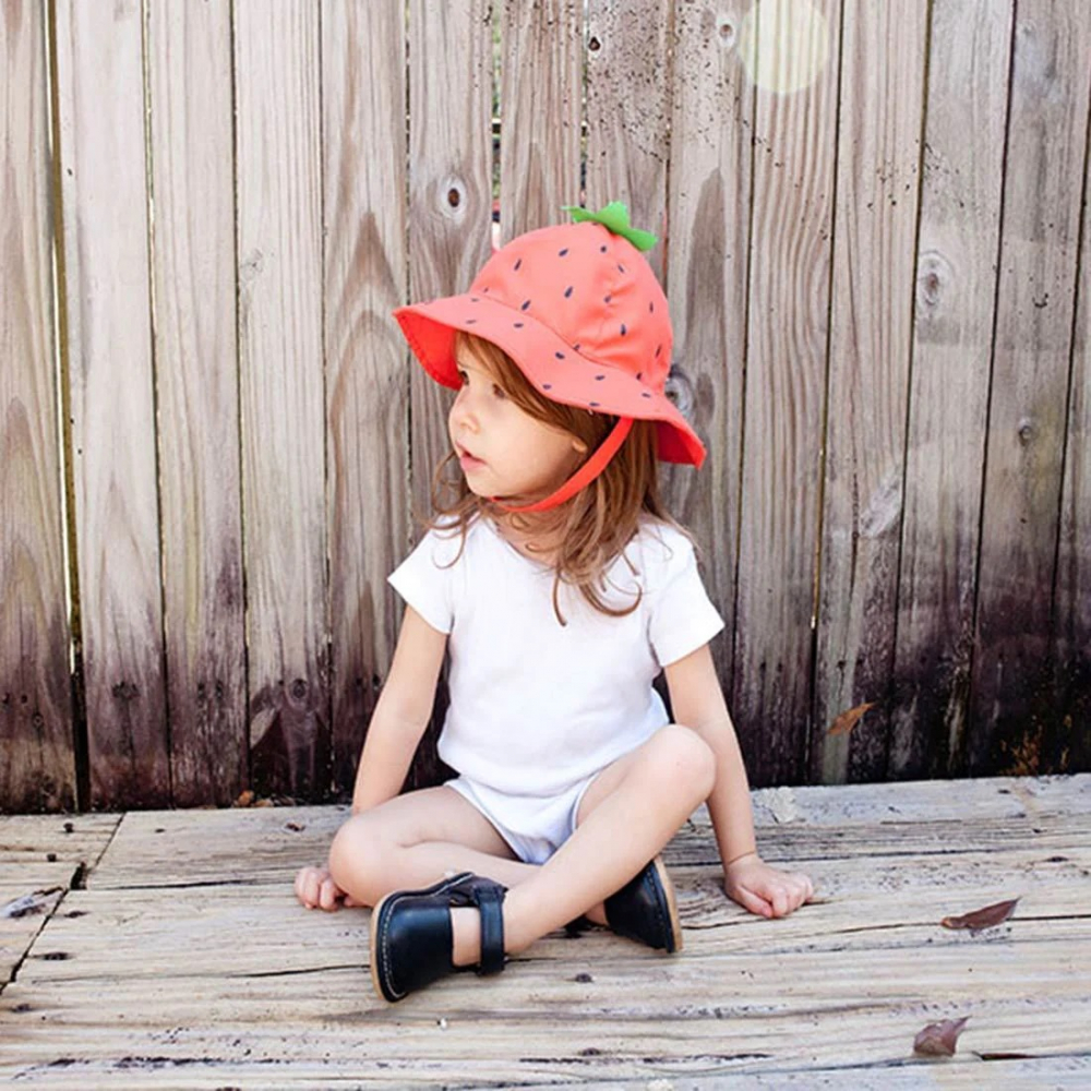 Palarie de soare Zoocchini, UPF50 +, Marime M, 6-12 Luni - Strawberry [3]