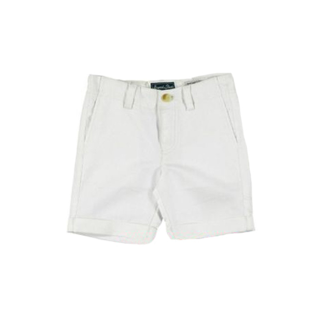 Mayoral-Pantaloni scurti albi din in (3203), 6 ani / 116 cm [1]