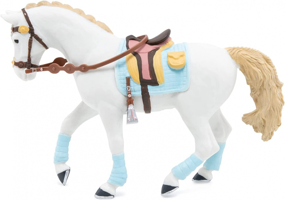 Papo Figurina Cal De Echitatie Bleu [5]