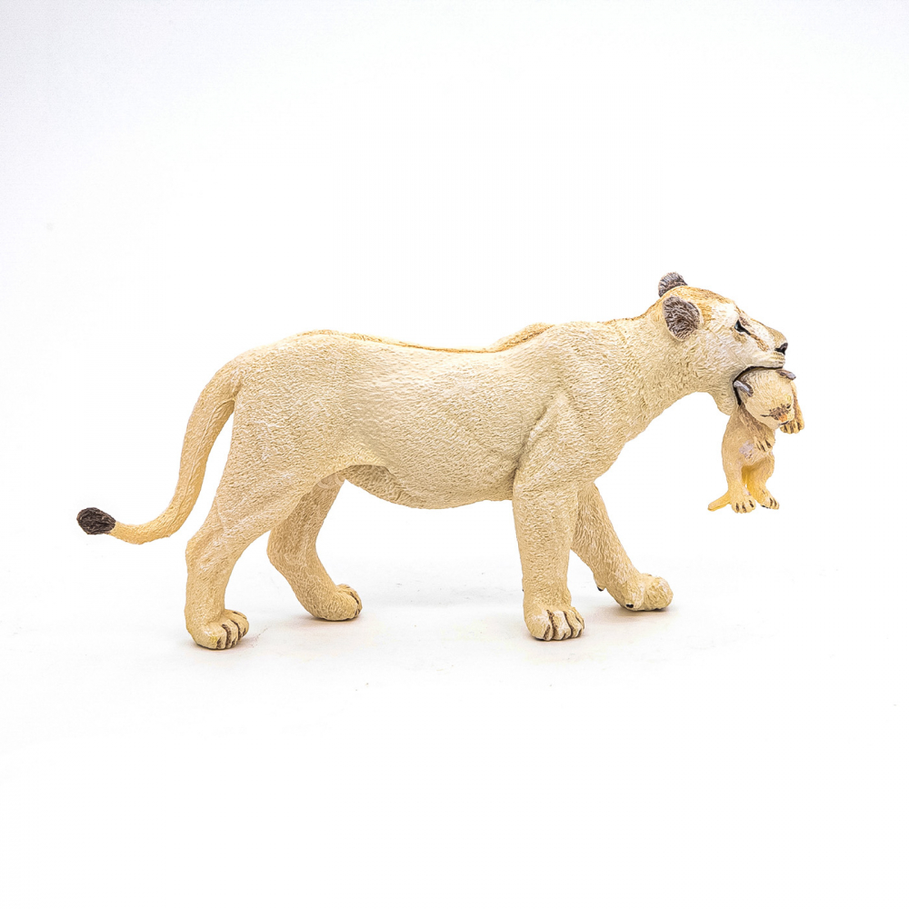 Papo Figurina Leoaica Alba Cu Pui [3]