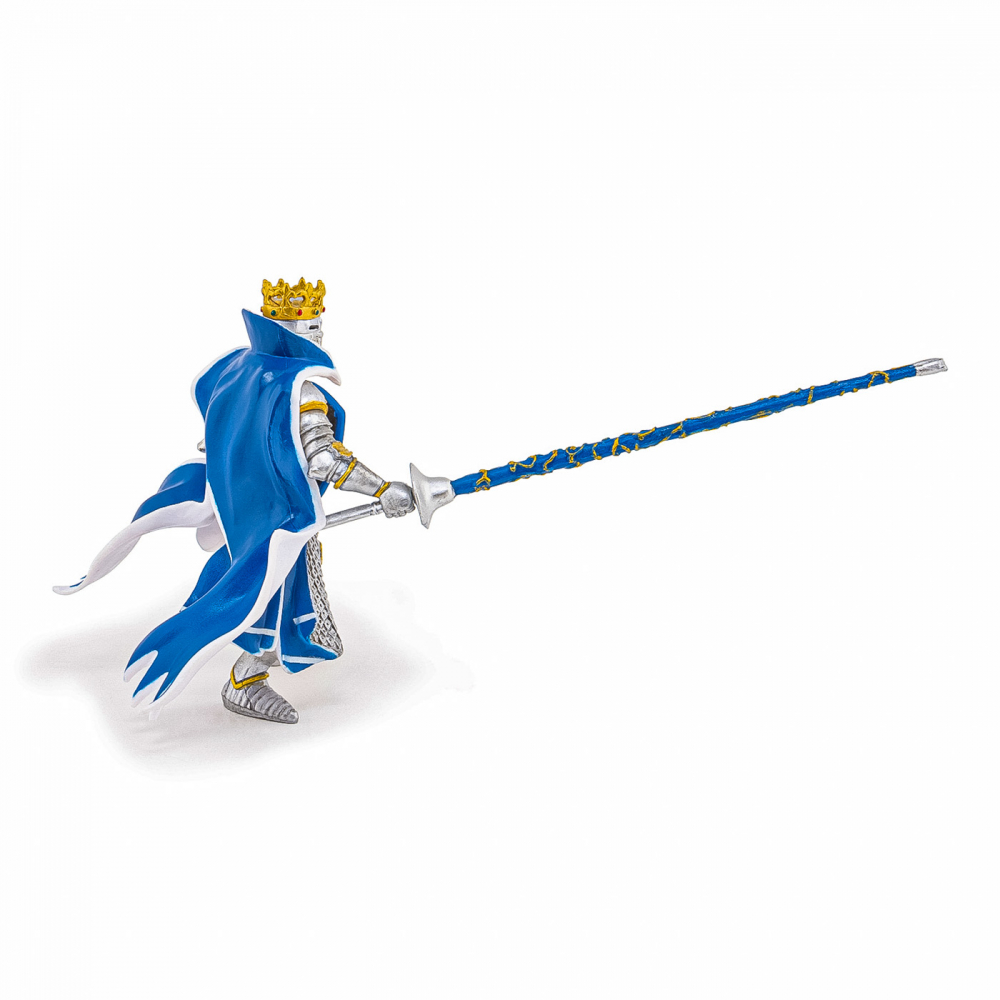 Papo Figurina Rege Cu Blazon Dragon Albastru [6]
