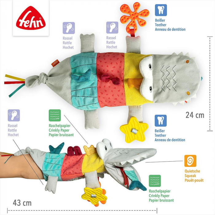 Fehn Papusa de mana - Crocodil [5]