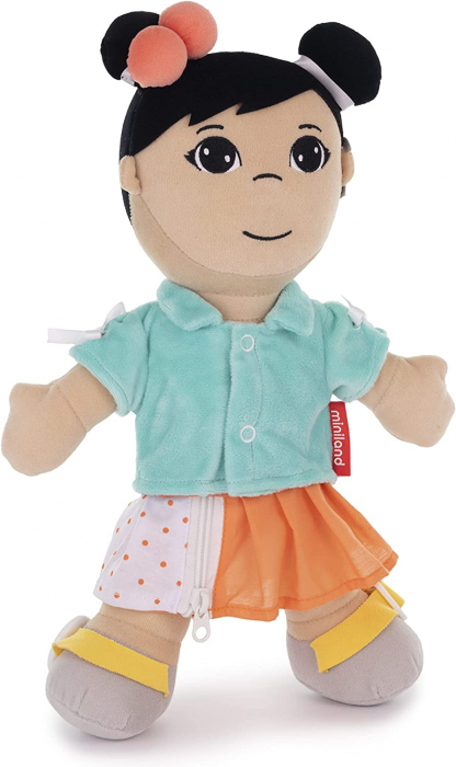 Miniland Papusa fetita asiatica - Invat sa ma imbrac singura [1]