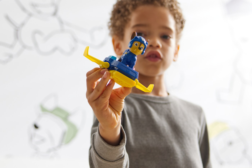 Patrula Catelusilor Action Pups Set Vehicul De Salvare Hoverboard Si Figurina Chase 5 Cm [7]