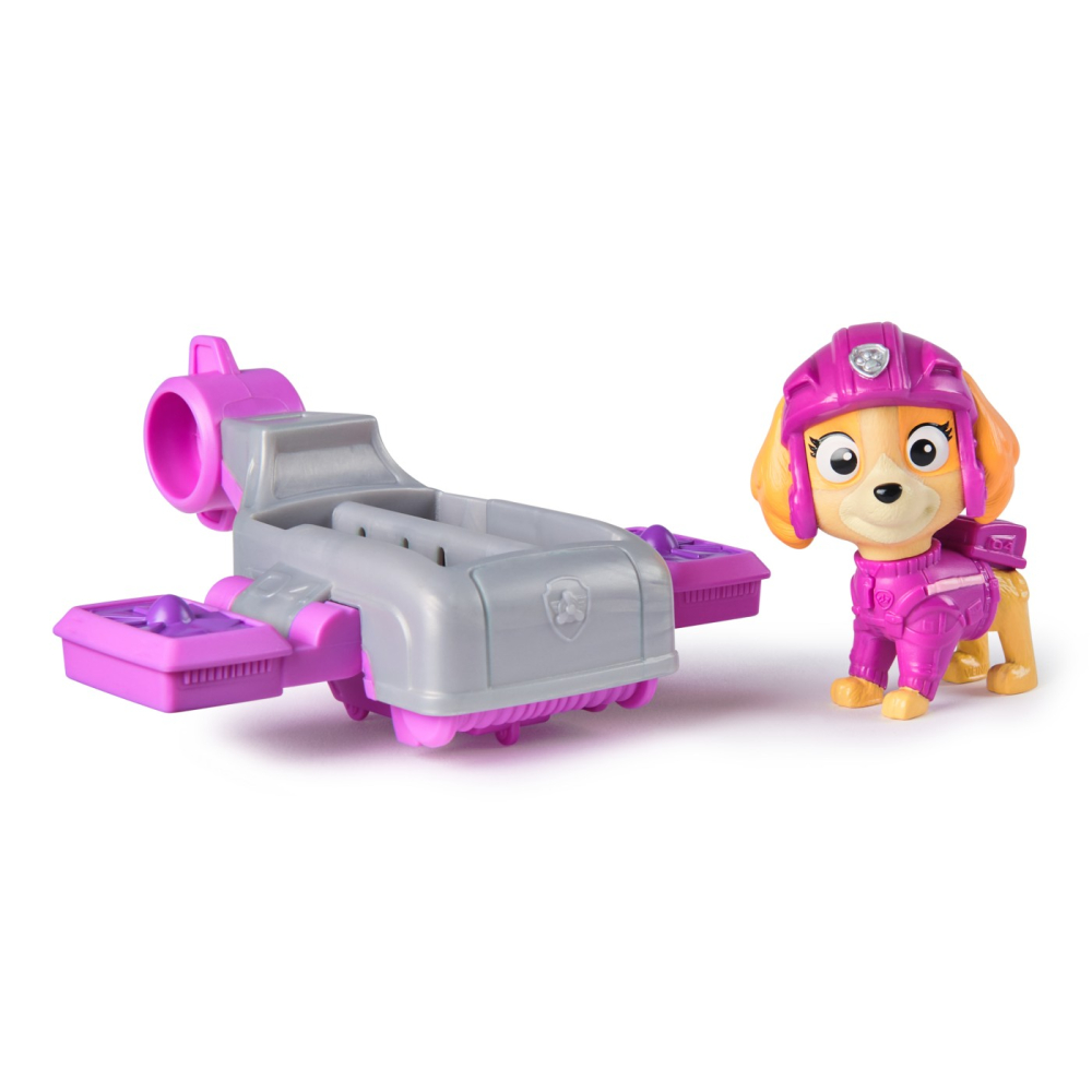 Spin Masters-Patrula Catelusilor Action Pups Set Vehicul De Salvare Hoverboard Si Figurina Skye 5 Cm [2]